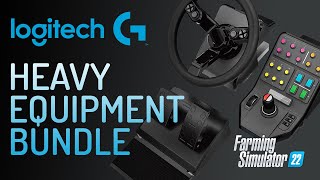 Unboxing  Logitech G Heavy Equipment Bundle for Farming Simulators [upl. by Neerroc]