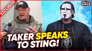 The Undertaker sends a message to Sting [upl. by Marielle]