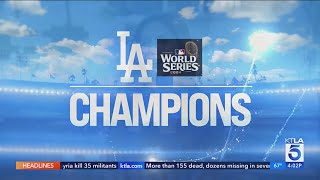 How to attend watch Dodgers World Series celebrations [upl. by Amelina283]