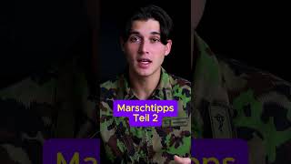 Marschtipps Teil 2 schweiz armee rekrut army rekrutenschule schweizerarmee [upl. by Yrebmik]