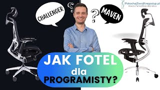 Jaki fotel dla programisty❓Porównanie TOP foteli ergonomiczny Challenger vs Maven [upl. by Ladd318]