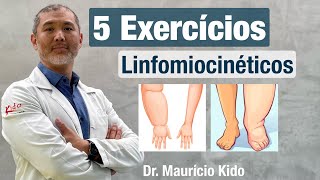 Exercícios para diminuir o acúmulo de líquidos nos membros edema linfedema [upl. by Chaim]