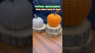 Kürbis 🎃 schnell amp einfach häkeln  Schritt für Schritt Anleitung häkeln kürbis diybeinspired [upl. by Calista]