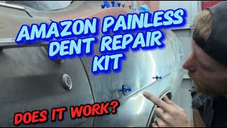 Paintless dent repair with Amazon‘s cheapest kit [upl. by Ytsud145]