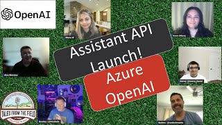 Azure OpenAI Assistant API Launch with the PG [upl. by Ybhsa289]