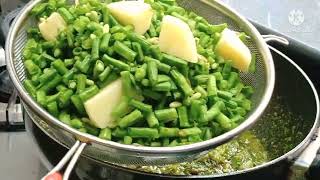 Aloo chawli ki sabji How to make Lobia ki sabzi Cooking with seema khan [upl. by Alrac]