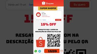 NOVO Cupom Shopee Setembro 2024 І Cupom de Desconto Shopee Setembro 2024 Cupom Shopee promoção [upl. by Annaig]