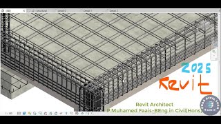 Revit slab rebar  Revit slab reinforcement  Rebar in revit 2025  Reinforcement slab revit [upl. by Kenwee]