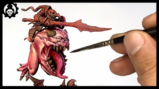 HOW to GLAZE Miniatures  HOW to Paint SQUIG SKIN [upl. by Yleik576]