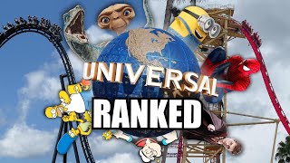 Every Ride at Universal Orlando Resort RANKED [upl. by Myers]