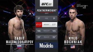 Zabit Magomedsharipov vs Kyle Bochniak [upl. by Cristine]