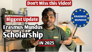 Erasmus Mundus Scholarship 2025  Biggest Update  27 New Masters Courses Added [upl. by Avera728]