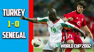 Senegal vs Turkey 0  1 Quarter Final World Cup 2002 Full HD [upl. by Nosidam]