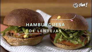 HAMBURGUESAS DE LENTEJAS junto a Connie Achurra [upl. by Anoyek]