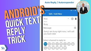 How to easily activate auto reply for text messages on Android  Kurt the CyberGuy [upl. by Onateag152]