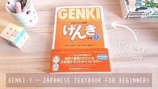 Genki 1 Japanese Textbook  Third Edition  Lets take a look inside [upl. by Ytsirhc]