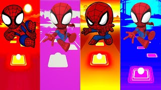 Spidey amp His Amazing friends theme song  Spider Man beyond the spider verse  Spider Man tiles hop [upl. by Harald]