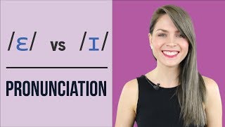 ɛ vs ɪ  Learn English Pronunciation  Minimal Pairs Practice [upl. by Sokairyk]