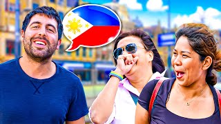 Dutchman Surprises Filipinas By Speaking Filipino [upl. by Rozamond]