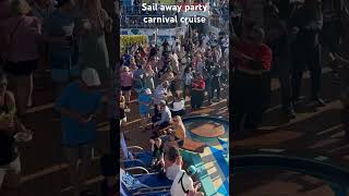 Carnival cruise sail away party kidsacting cruiseline actingclass [upl. by Mohl]