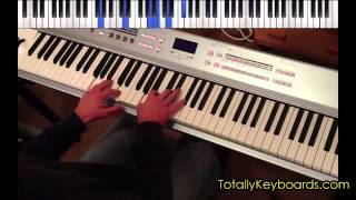 Georgia On My Mind by Hoagy carmichael  KeyboardPiano Lesson Preview [upl. by Parrott]