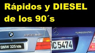 TURBO DIESEL de los 90´s RÁPIDOS Coches DIESEL POTENTES de los 90´s MOTORES DIESEL PODEROSOS [upl. by Marfe]