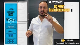 2071 NFB ÇEKMECELİ ARÇELİK DERİN DONDURUCU  7 BÖLMELİ 260 LİTRE NO FROST DERİN DONDURUCU arçelik [upl. by Kalfas]