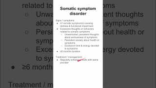 Somatic symptom disorder [upl. by Neely]