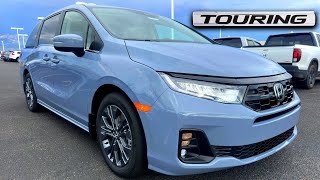 2025 Honda Odyssey Touring  Sonic Gray Pearl  Walkaround [upl. by Viking]