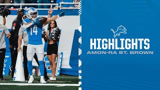 AmonRa St Brown Highlights  Lions vs Commanders Week Two [upl. by Soble849]