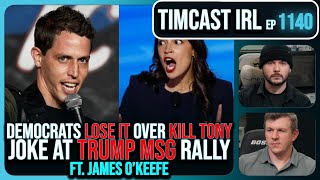 Democrats FURIOUS Over Kill Tony Puerto Rico Joke At Trump MSG Rally wJames OKeefe  Timcast IRL [upl. by Easlehc328]