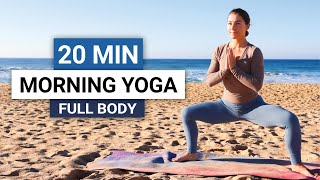 20 Min Morning Yoga Flow  Full Body Yoga For All Levels [upl. by Pineda759]