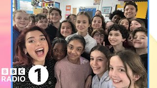 quotThe right side of cheekyquot  Dua Lipas Surprise Visit To Her Old School [upl. by Eelymmij283]