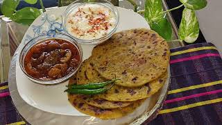 मेथी थेपला । how to make methi thepla  paratha  methi thepla recipe for travel 2024 [upl. by Ozen]