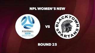 NPL Womens NSW Round 25 Football NSW Institute v Blacktown Spartans FC [upl. by Llennod]