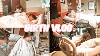 BIRTH VLOG  successful vbac  no epidural emotional  real [upl. by Jehoash]