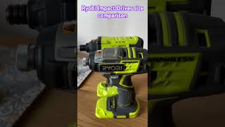 Ryobi Impact Driver comparison brushed vs brushless ryobi ryobitools ryobipowertools [upl. by Saberio906]