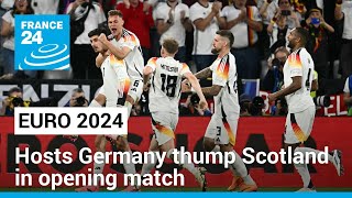 Hosts Germany thump Scotland in Euro 2024 opening match • FRANCE 24 English [upl. by Assirac]