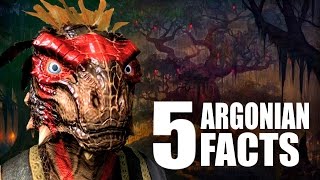 Skyrim  5 Argonian Facts  Elder Scrolls Lore [upl. by Sirtimid996]