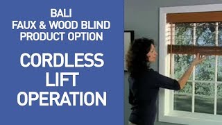 Bali Cordless Wood Blinds Benefits [upl. by Keviv]