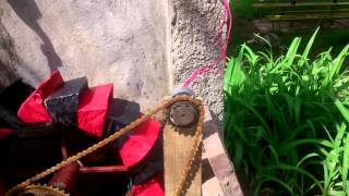 Homemade hydro power plant Jehovina [upl. by Drusi]