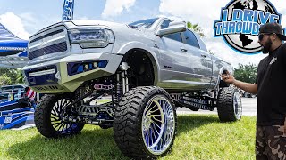 OUR NEW 18 inch lifted RAM at IDRIVE THROW DOWN 2024 [upl. by Norrahc275]