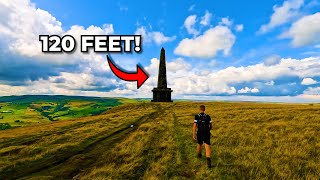 Hiking to a 120 foot tall Monument  Stoodley Pike [upl. by Ellehcin]