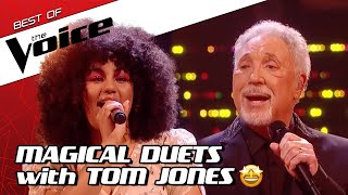 TOP 10  Tom Jones SINGALONGS in The Voice [upl. by Enialb13]