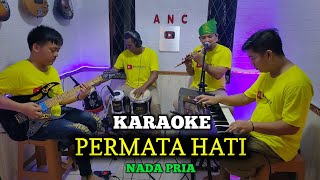 PERMATA HATI KARAOKE EVIE TAMALA NADA PRIA [upl. by Scheider]