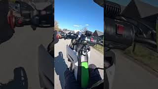 Run it up x10 bikelife goproaction wheelie kawasaki kx450 justgettingstarted backatit 450 [upl. by Niwdog]