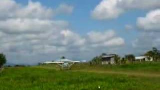 GCA  Missionary Aviation Short Airstrip Takeoff Cessna 206 [upl. by Satsoc784]