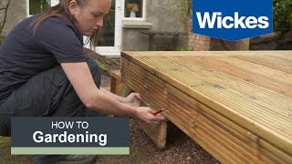 How to Build a Raised Deck with Wickes [upl. by Inoek682]