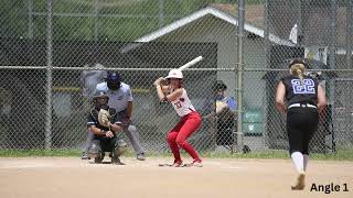 Chayse DellaRocco Double CT Charmers vs NJ Lady Dukes 16U Elite [upl. by Bo]