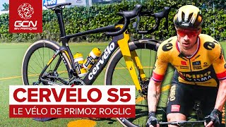 Le vélo Cervélo S5 de Primoz Roglic  Team JumboVisma ⁠ [upl. by Darrel]